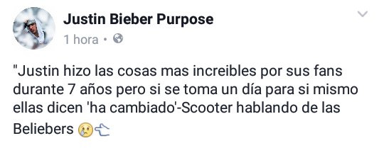 FlorDeBelieber's tweet photo. SCOOTER HABLANDO DE LAS BELIEBERS
*Estoy de acuardo con el todos lo juzgaron y no sabian por lo q el estaba pasando* https://t.co/aVMfBQKBy3