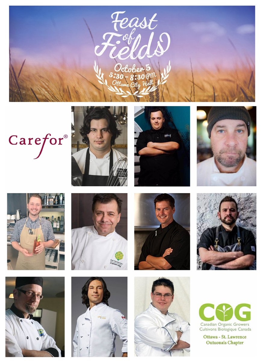 With 10 chefs why go elsewhere?  Join us Oct 5 for a night of spectacular organic tastings! ow.ly/QkjY3048Ouq