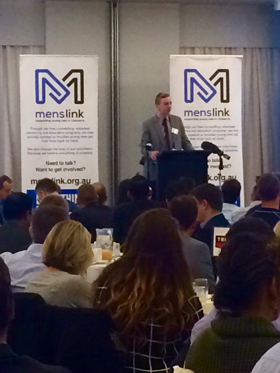 Menslink's tweet photo. Menslink mentoring program graduate, Tyson Dixie, talks about what drew him to the organisation. #mbb2016 #mentoring https://t.co/PbIfnePH6E