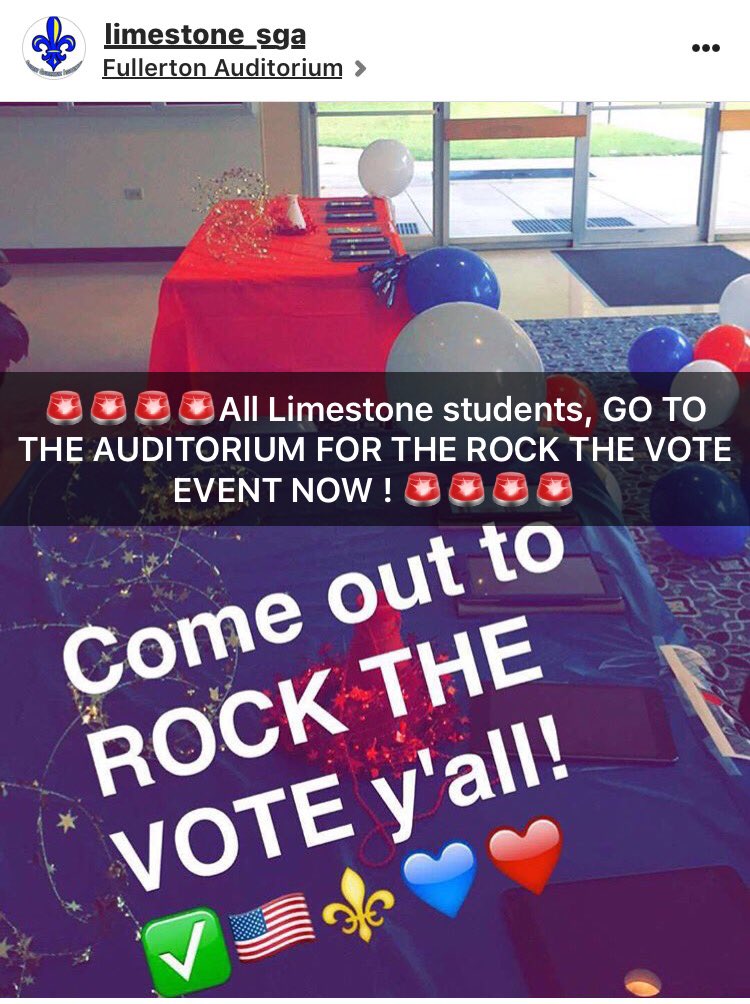 March4Greatness's tweet photo. Attention ALL LIMESTONE STUDENTS https://t.co/dNnsQSzR2z