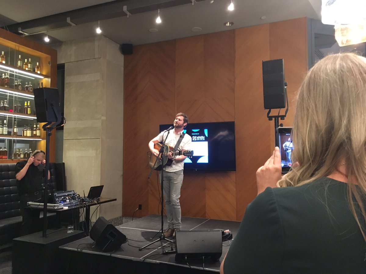 Whistler Film Fest/BC Creates Party. Dan Mangan performs! So happy to be invited! #TIFF