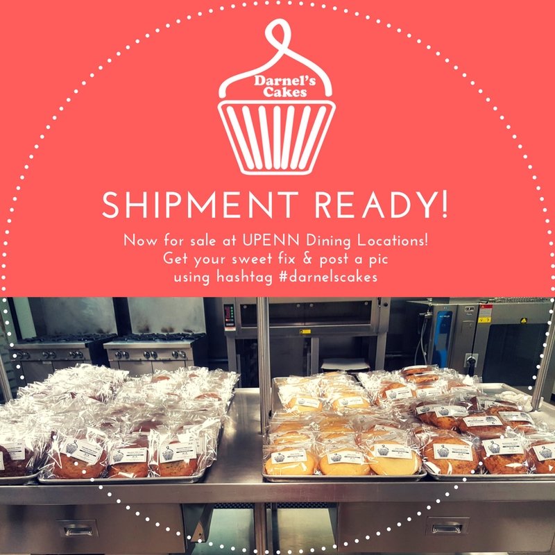 DarnelsCakes's tweet photo. Get your sweet fix &amp; post a pic using hashtag #darnelscakes! #cookies #hivawareness #shipment #philadelphia #upenn https://t.co/uMlqvSVIb4