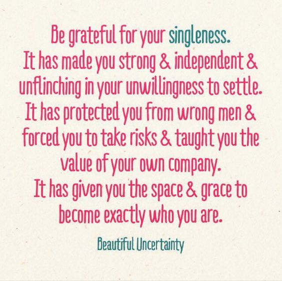 Be grateful for your singleness. 
My book #BeautifulUncertainty is in stores now: bitly.com/BeautifulUncer…