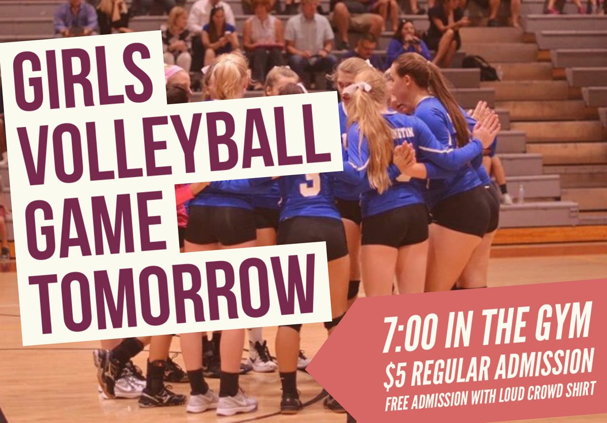 TheWHSPack's tweet image. Show up and cheer on our girls volleyball team with the LOUD CROWD tomorrow night at 7! RT to show support!
