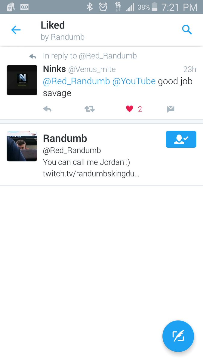 Omg red red Randumb like my tweet thanks