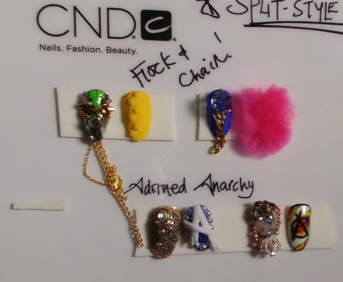 LeAuraLuciano's tweet photo. Nails as art by @CNDWorld created for the @ilove_libertine show #cndatfashionweek #libitup https://t.co/mbVAHCRrzT