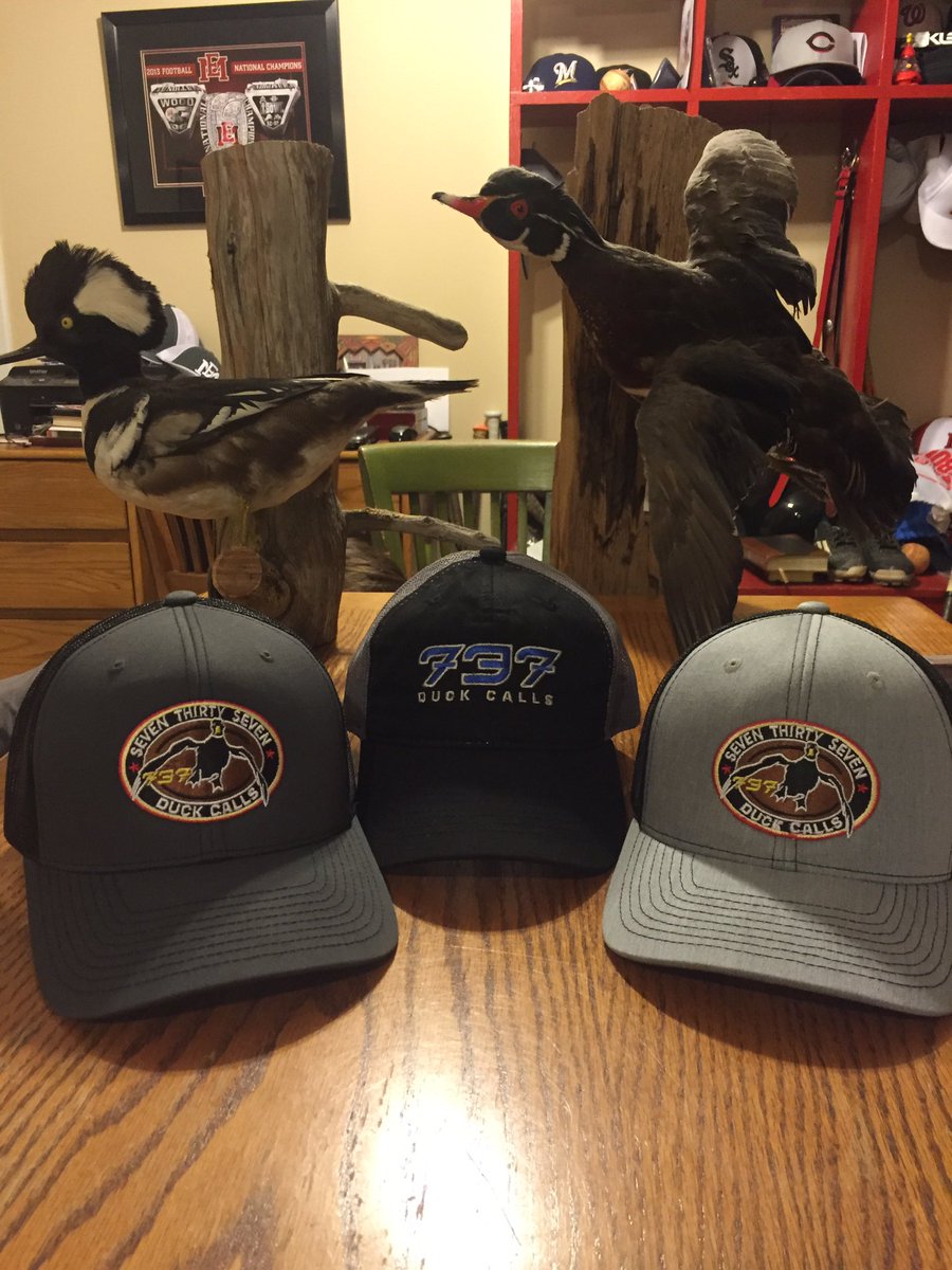 S/O to 737 duck calls for the awesome hats!! Check them out at 737duckcalls.com @reiv_wood13