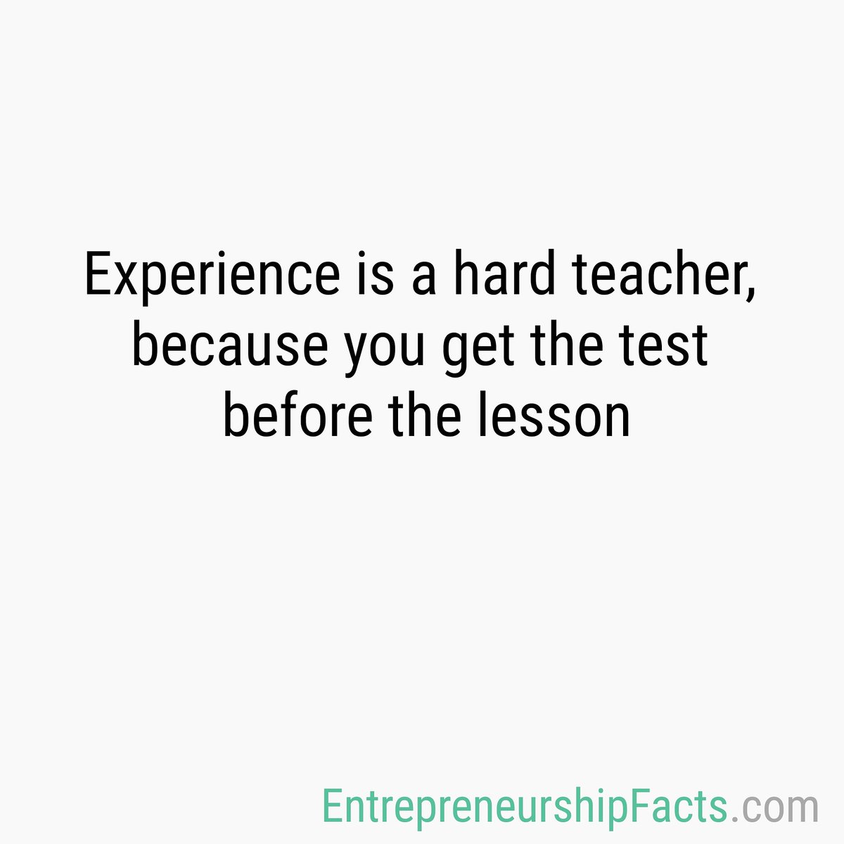 EntrFacts's tweet photo. Agree or not?🤔
#experience #life #lifelessons #motivation #inspiration #entrepreneur #business #lesson #quotes #ceo https://t.co/62bpNmHdE6
