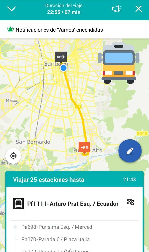 cristianfido's tweet photo. #EnRuta bus #213e sin fiscalizador a bordo @STPsantiagoSA evasión: 5 pasajeros no pagaron en PA170 @moovit_es https://t.co/GS3rntgdFK