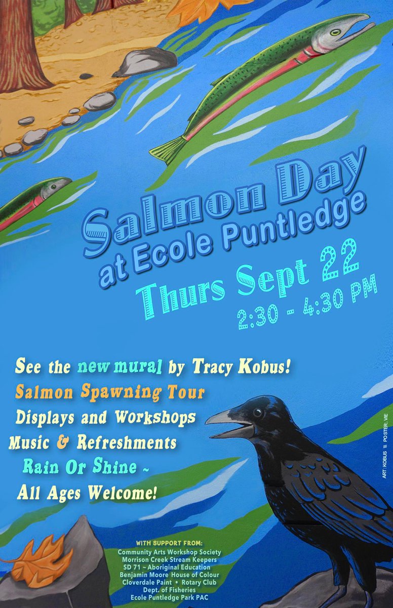 CVConservation's tweet photo. We will be at Salmon Day on We will be at Salmon Day on Thursday, September 22nd...see you there! https://t.co/yAG0I2AaVl