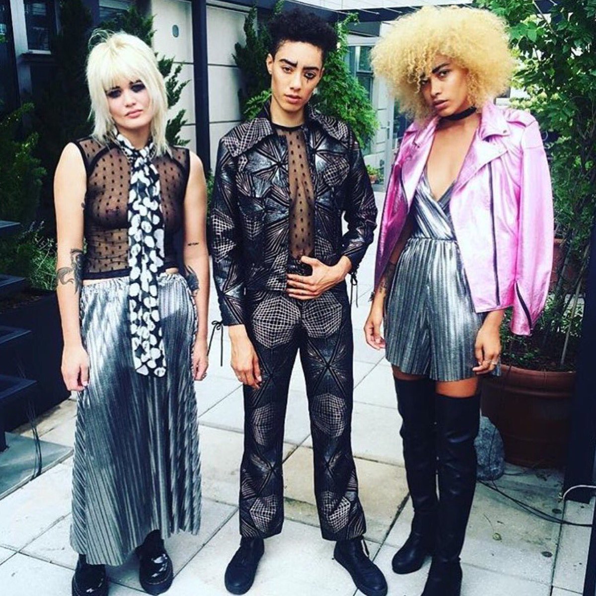 LAFW's tweet photo. So proud of our #LAFWdesigner @Savnoir who is now featured in @NYFW! @Savnoir's cutting edge looks always impress. https://t.co/SxfRa5ncXH