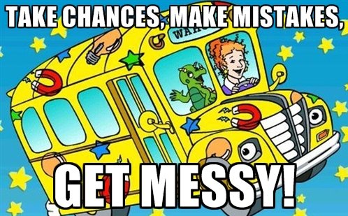SeilerMary's tweet photo. Hoping my students have fun while we travel down this messy road. #PLLC2016 https://t.co/mGQAXtHdNR