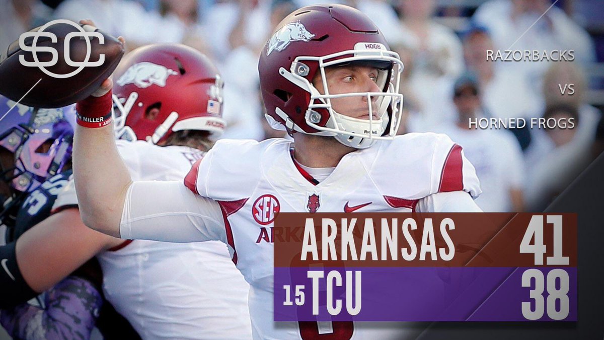 imwithmilller's tweet photo. Thank u Allen brothers @austinallen8 &amp; @BrandonAllen_10 for wearing an #imwithmiller band! Great win @BretBielema!! https://t.co/KECLlx44ze