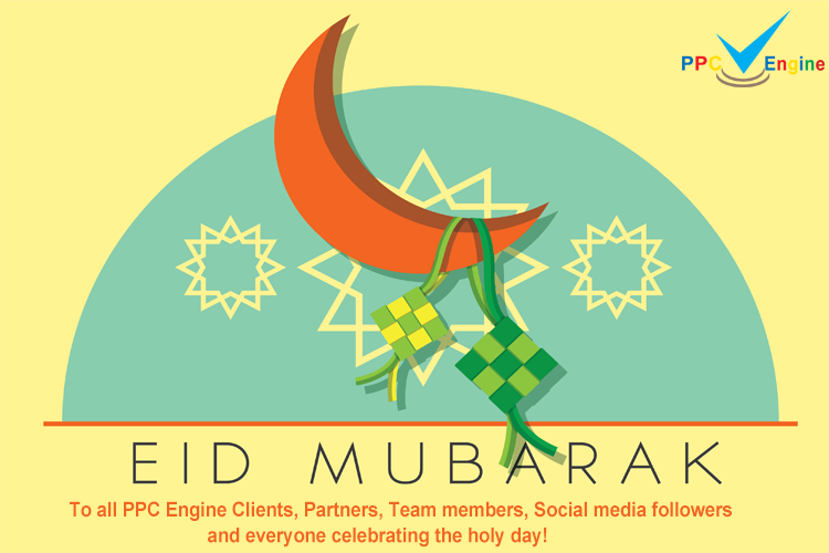 ppcengine's tweet image. Eid Mubarak to all PPC Engine Clients, Partners, Team members, twitter followers  &amp;amp; every1 celebrating!
#EidMubarak