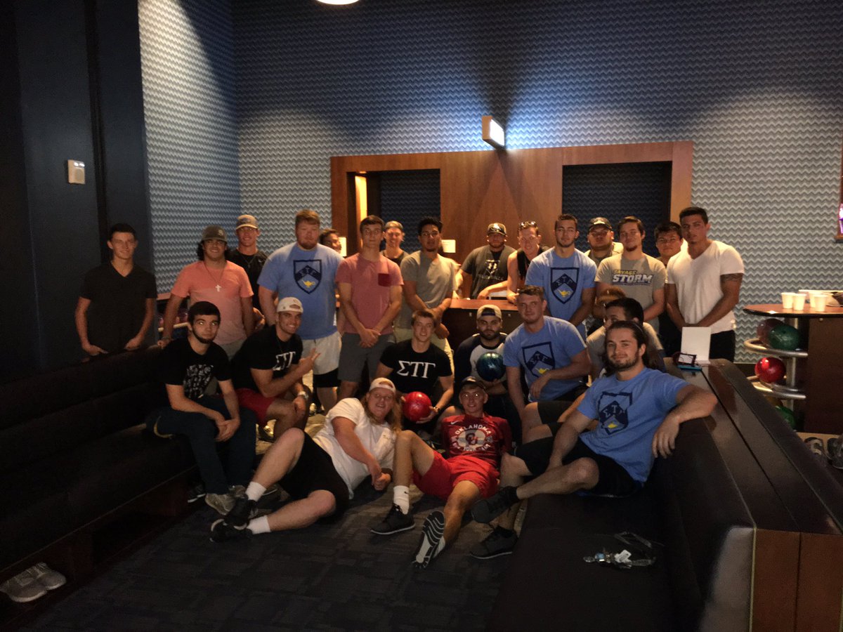 First night of Rush was a success at the lanes #rushsigtau #rushΕΤΓ