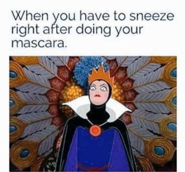 OfficialMakeupT's tweet photo. Not cool, allergies. Not cool. #makeup #makeupmemes #makeupmeme #meme #makeupsayings #makeupfunny #makeuptutorials https://t.co/fyCNWLho8B