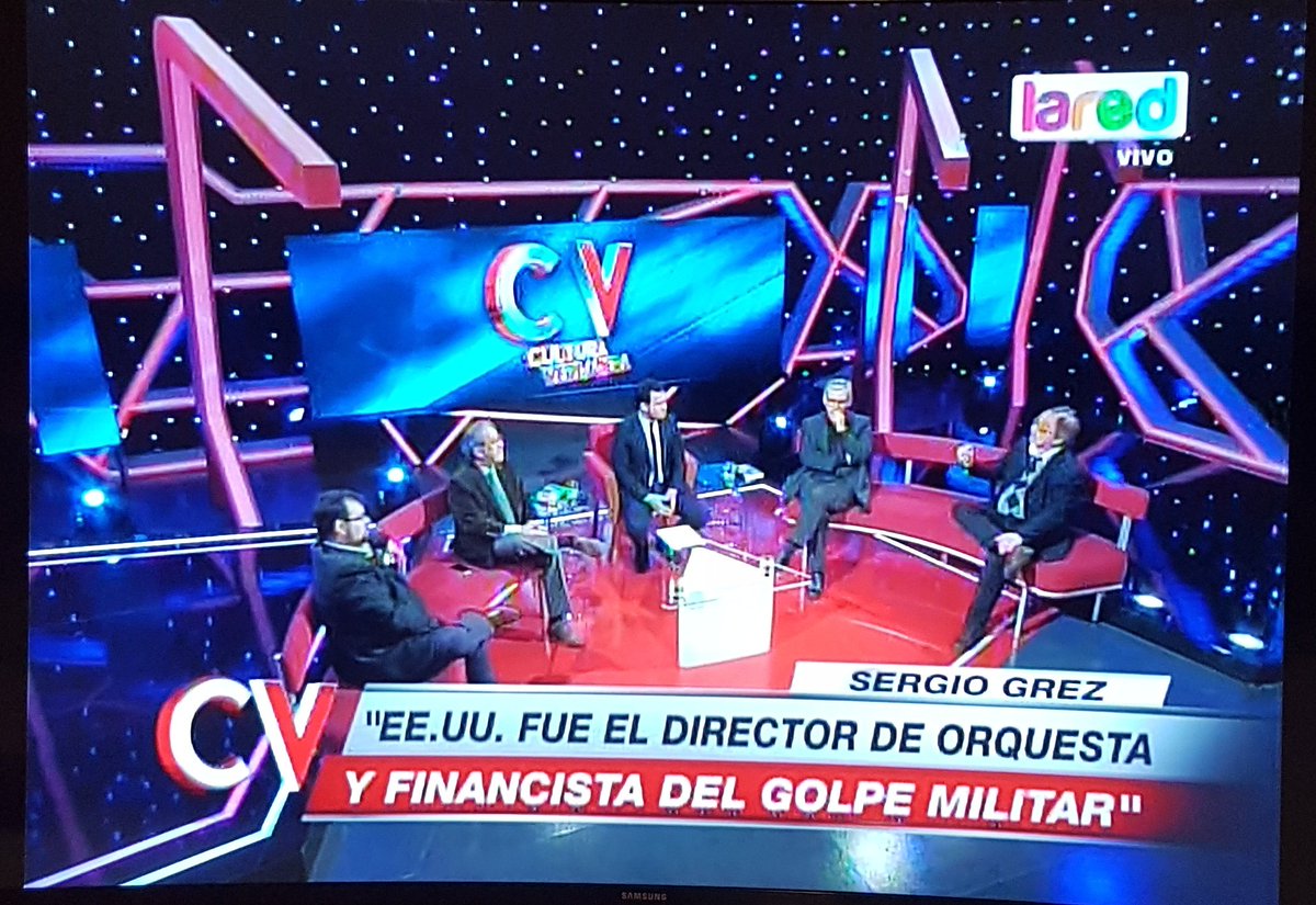 cibarrag's tweet photo. #CulturaVerdadera Prof. #SergioGrez: "EEUU fue el Director de Orquesta y Financista del #GolpeMilitar" https://t.co/fqT2DmpqgR
