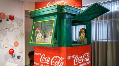 CocaColaCo's tweet photo. "1928 Room" in Amsterdam Stadium pays tribute to Coca-Cola's Olympic legacy. https://t.co/I1o05FWBea https://t.co/UEc9f01ACS
