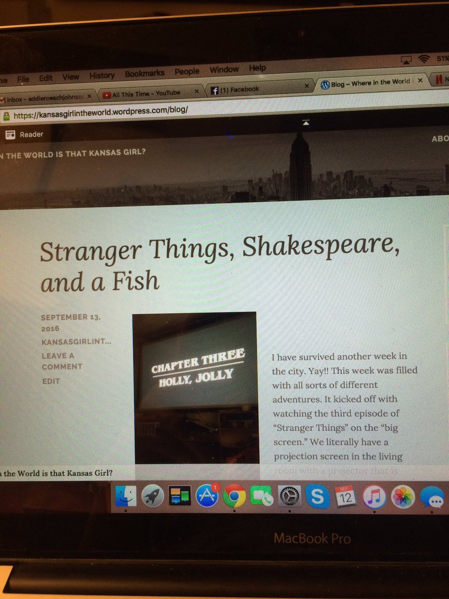 kansastonyc's tweet image. I mean how could you pass up a title like that! #kansastonewyork #afish? Link in the bio :)