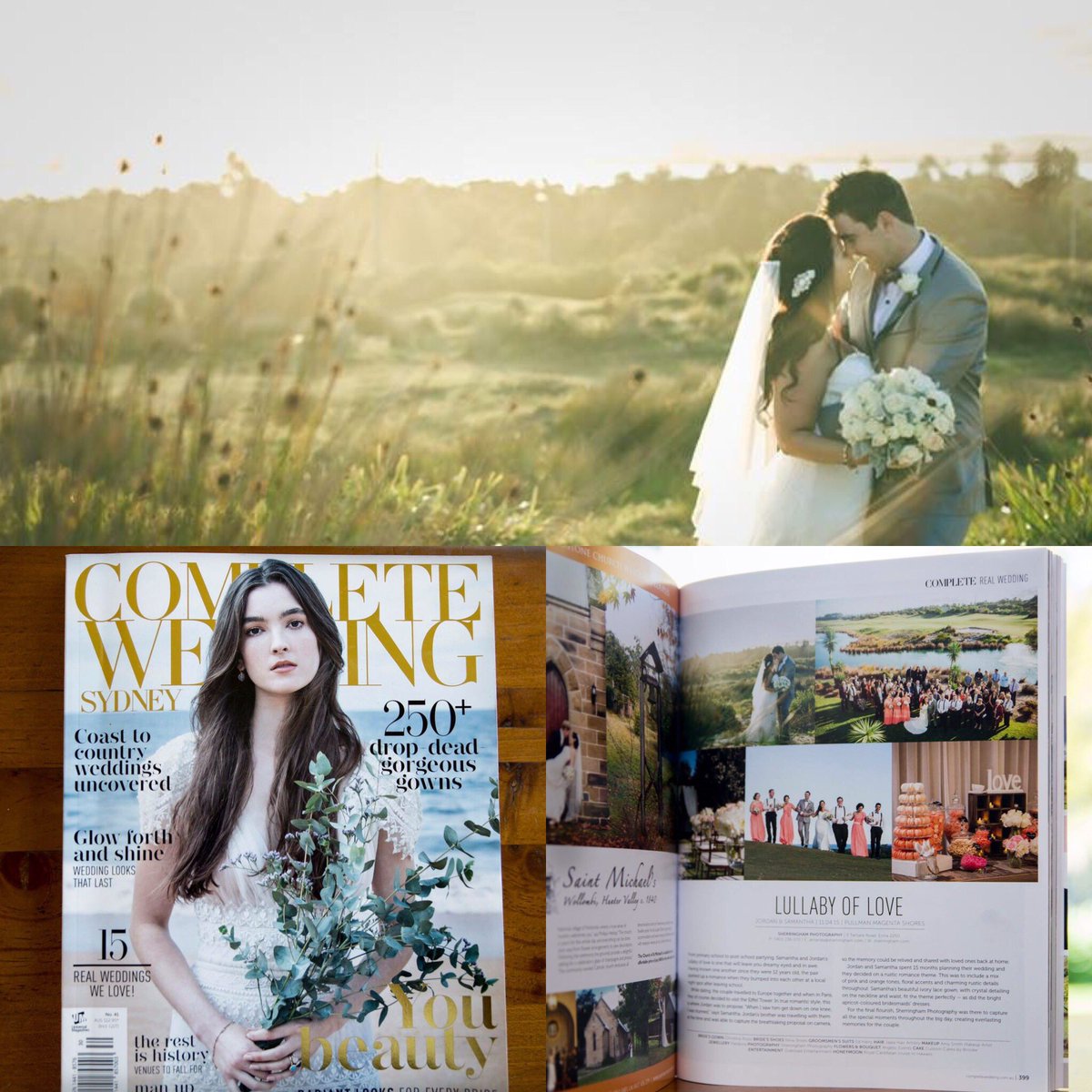We were featured in the latest edition of Complete Wedding Magazine! Thank you Sherringham Photography!