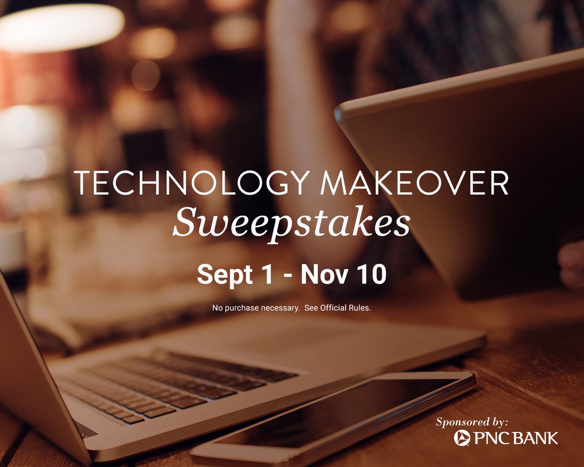 realtorpro's tweet photo. We're giving away a tablet, laptop and more. Enter today. https://t.co/xQZlJLmUOJ #PNCTechMeOut NoPurchNec. https://t.co/qmWFJLdgML