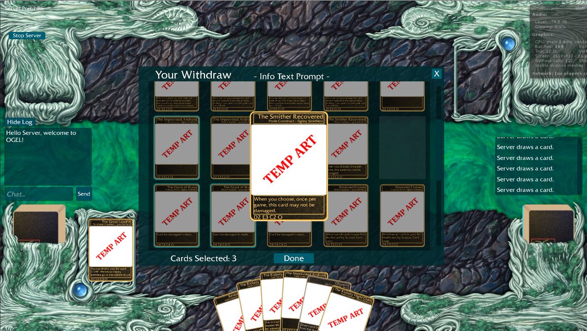 OGELGAME's tweet photo. The #prototype for now's a bit like the #duelingnetwork #ui #ux. #GameDevelopment #gamedev #indiedev #indiegamer https://t.co/L1cVmH8Bqa