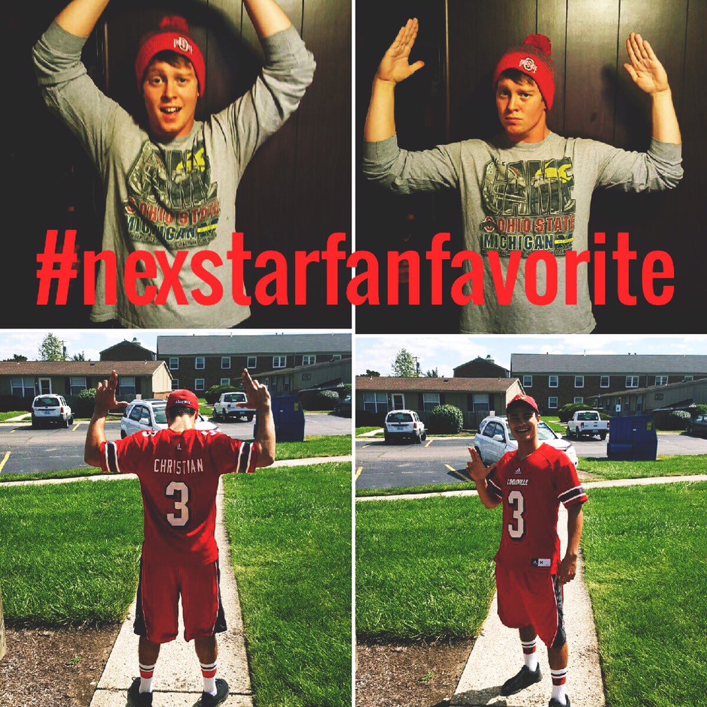 NexstarTalent's tweet photo. Mr. Christian &amp; Mr. Sam reminding you to tag us using #nexstarfanfavorite when you're supporting your favorite team! https://t.co/wOg3o3XzS9