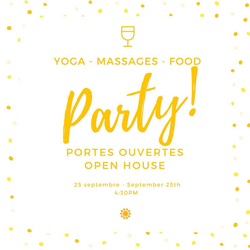 StudioBliss's tweet photo. On va avoir du fun! Do not miss it! #mtlyoga #party #mtlmoments #massages #wellness https://t.co/jJJ5iZbwyo