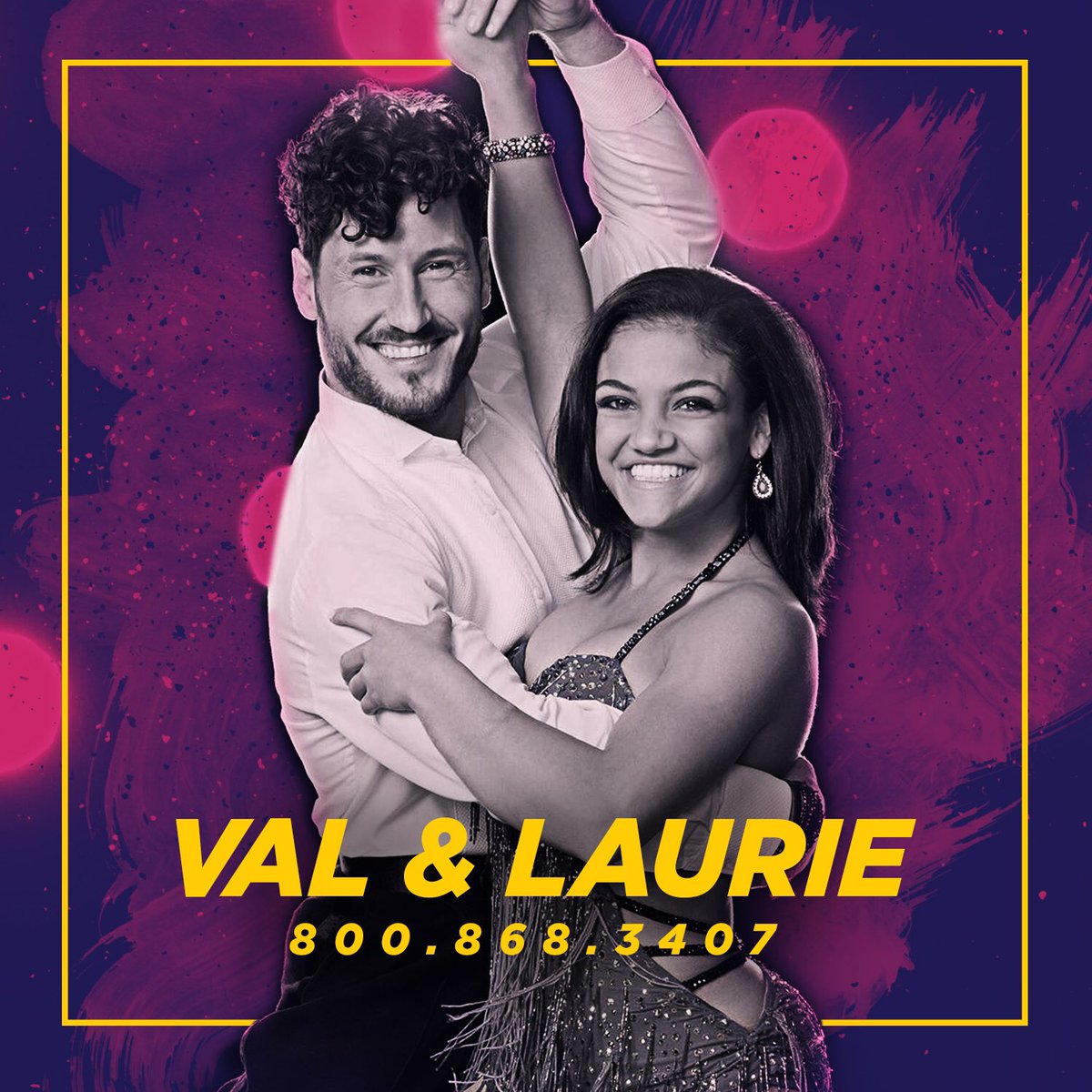 DanceWithMeUSA's tweet photo. #TeamValaur killed it! Lots to look forward to from these two...

Pick up that phone and vote!😁

📲 1800-868-3407 https://t.co/Oim0xBJqU1