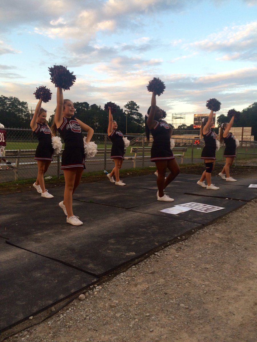 CMSCatsCheer's tweet photo. Our ladies looked great cheering our Wildcats to a win!🐾 #geauxCats #CMSpride https://t.co/vddaCblOUT