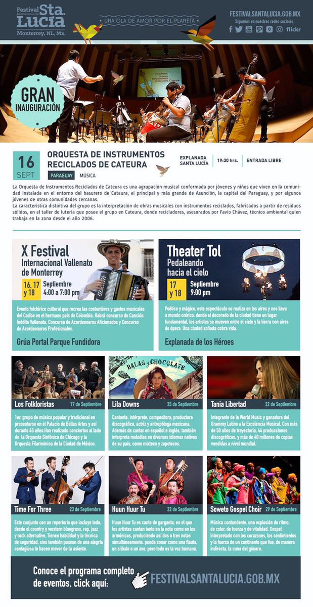 darioow's tweet photo. Ya van empezar los Mejores 17 Días del Año @fsantalucia #LasArtesalaCalle #UnaOladeAmorporelPlaneta #FISL2016 https://t.co/7WUIChtNlY