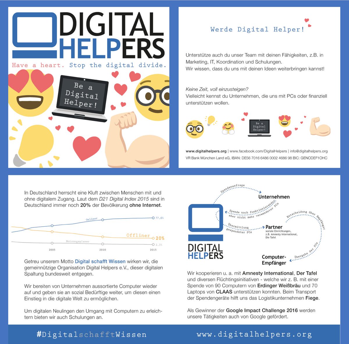 DigitalHelpers (@digitalhelpers) on Twitter photo Unsere neue Flyer verbreiten das Digital Helpers Message :) Wollt ihr auch <a href="/DigitalHelpers/">DigitalHelpers</a> werden? Schreibt uns! Unsere neue Flyer verbreiten das Digital Helpers Message :) Wollt ihr auch <a href="/DigitalHelpers/">DigitalHelpers</a> werden? Schreibt uns!