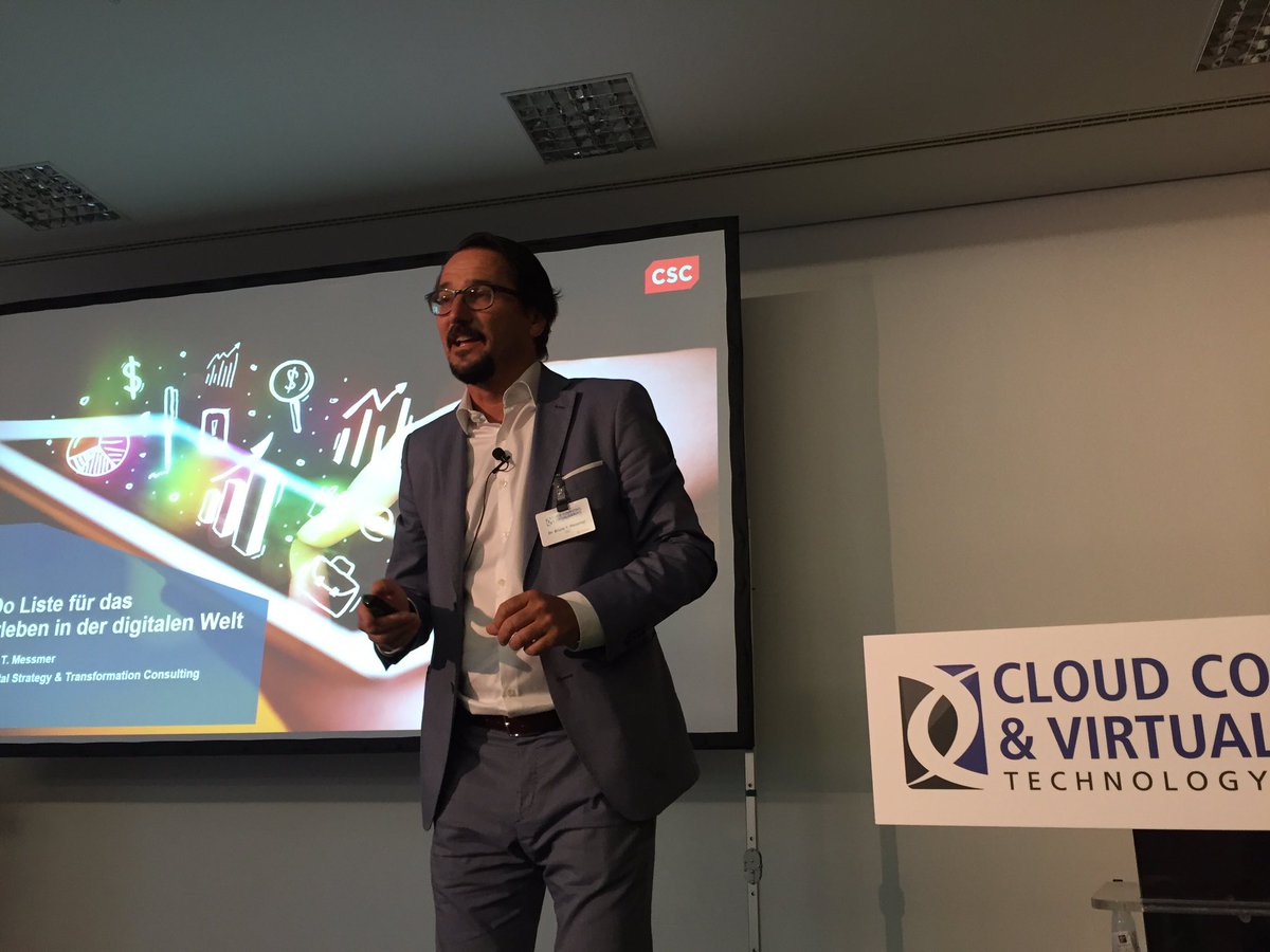 Keynote von Dr. Bruno Messmer von @CSC_DACH bringt die To-Dos zum Überleben in der digitalen Welt #concloud