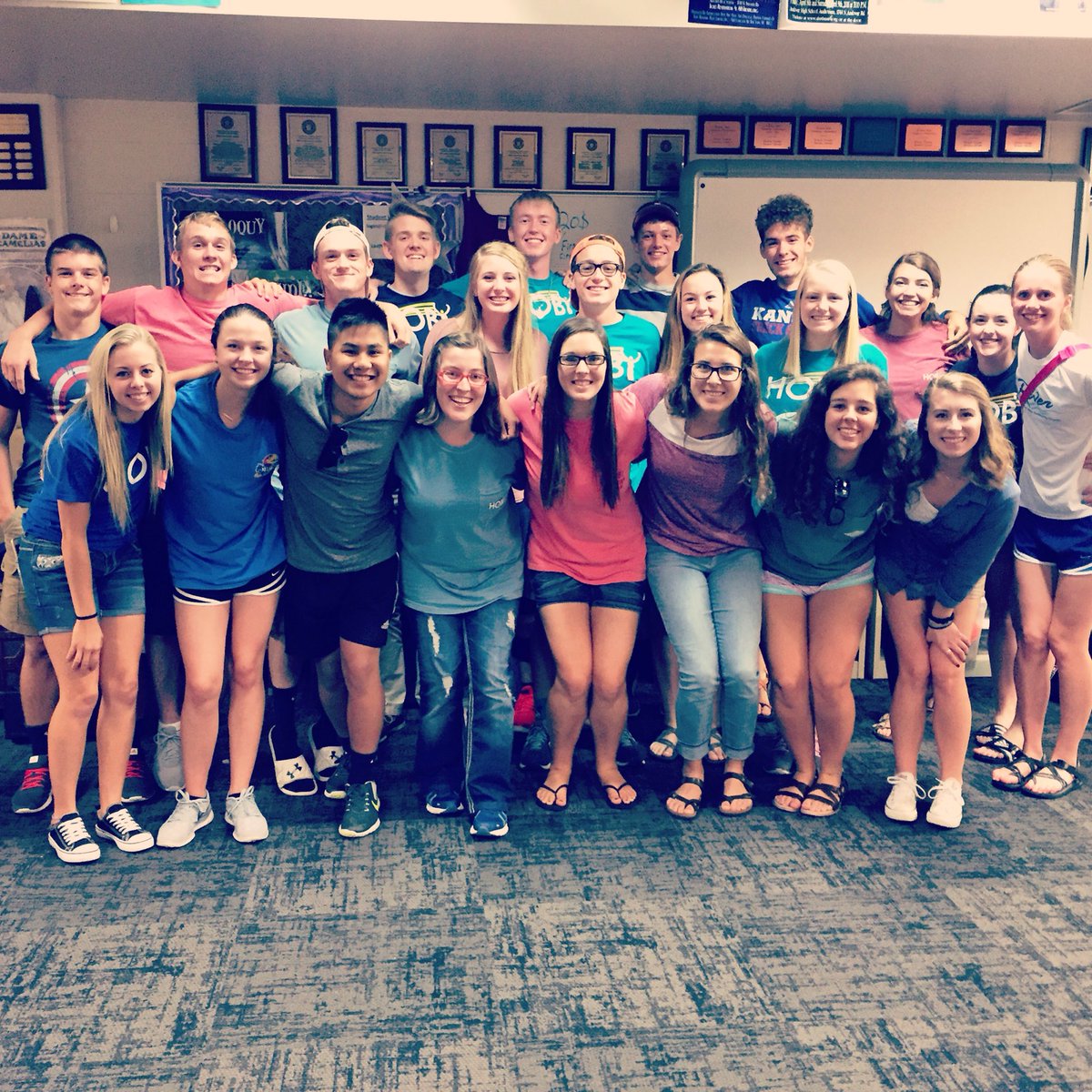 hobyks's tweet photo. Junior Staff gathered this weekend to begin preparations for the 2017 Kansas HOBY seminar! We're doing this #4Hugh! https://t.co/2XlPzzXFst