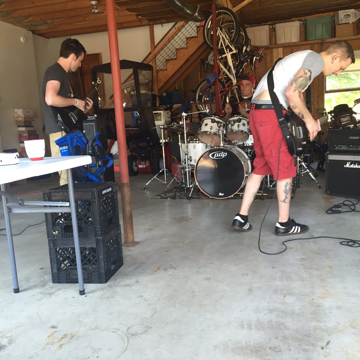 theisolation's tweet image. Just doing that garage practice thing. #MetalMonday