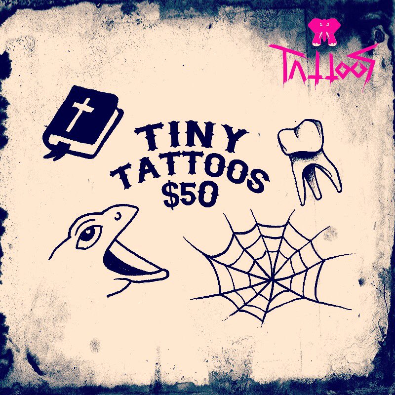darkelephantttt's tweet photo. Tiny tattoos this Tuesday #tats #tattoos #inked #tattoopromo https://t.co/35CedDhZi1