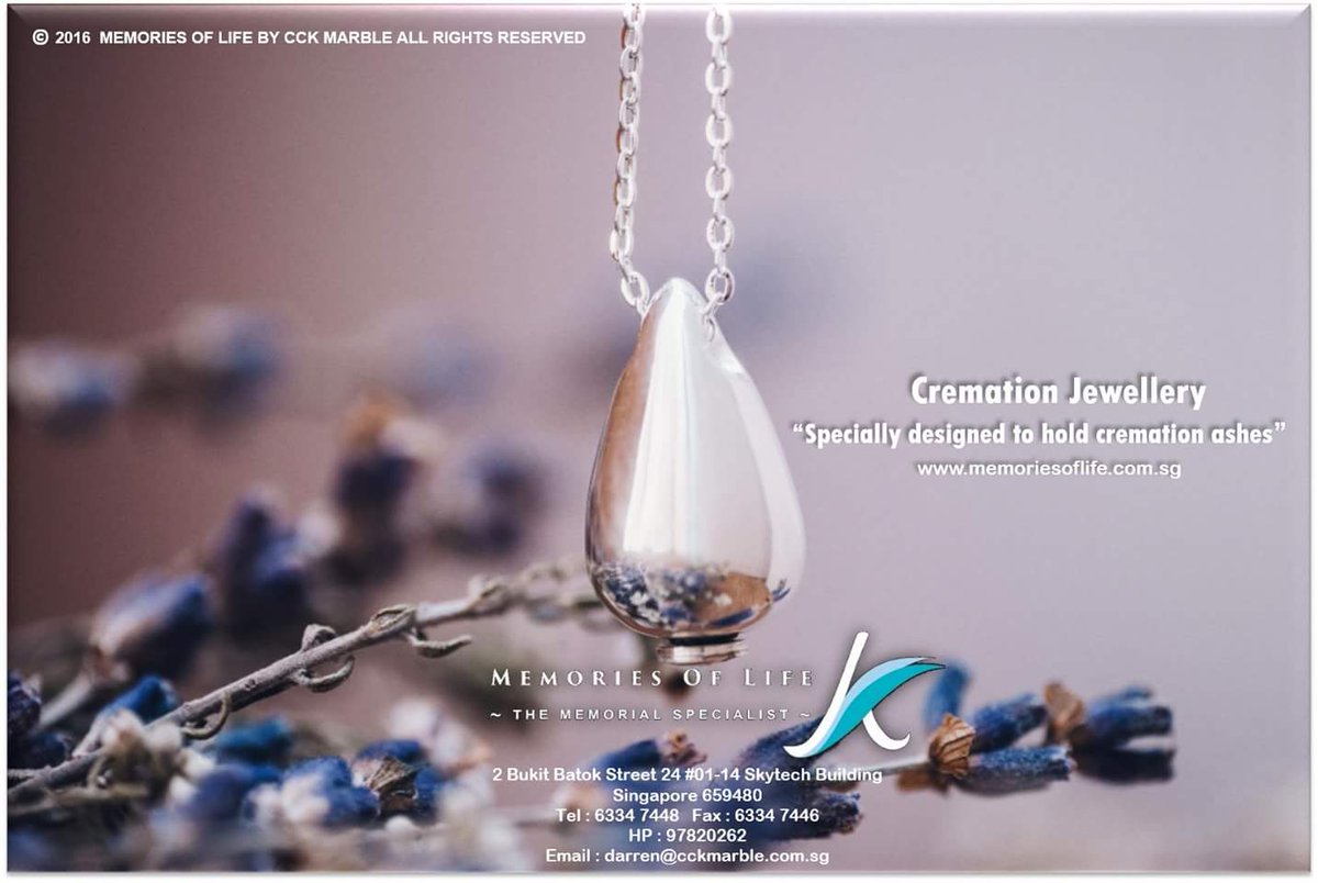 cckmarblesg's tweet photo. Cremation pendant in teardrop 925 silver #exclusively #memoriesoflife #singapore #soledistributor #madeinaustralia https://t.co/Wm4l39sTHj