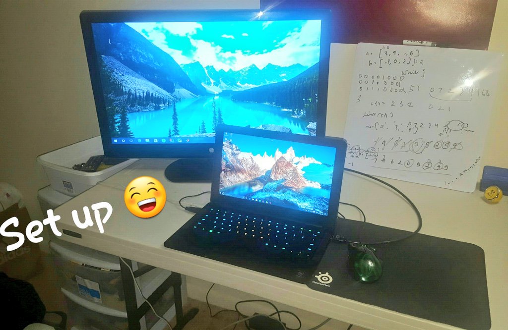 navneet2709's tweet photo. My "I spent all my money on @Razer #BladeStealth and #NagaHex" set up. Quick and easy. No elegance, no shame π https://t.co/irAAsU4S9s