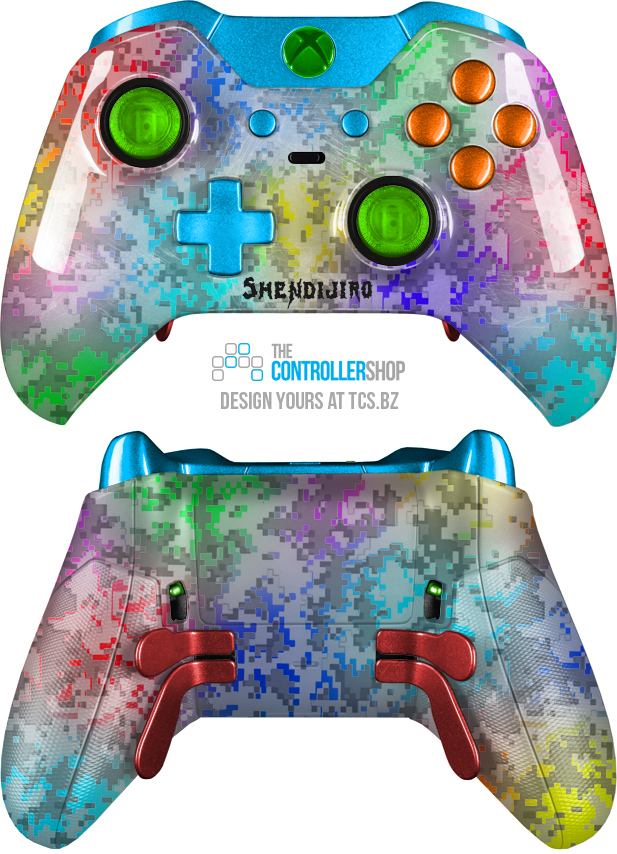 Shendijiro's tweet photo. @ControllerShop This time I go colourful <3 #TCSGiveaway like &amp; retweet to help me get this random controller :) https://t.co/5cty36k0NE