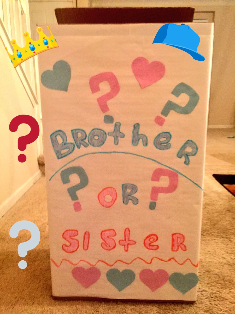 MsGabyGil's tweet photo. Tommorow I get to find out if Im getting a little Brother or Little Sister!!!! 😁👶💗💙 https://t.co/dem07gmNk1