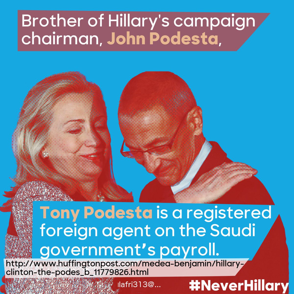 pastorbones's tweet photo. #HillarysProblem We don't want her globalist corporate government! We are tired of her Third Way! https://t.co/QrlPWWne1b