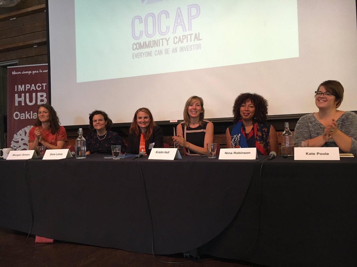 NiaCommunityOrg's tweet photo. "We bet on people who bet on people" @robinson_nina @ICAFundGoodJobs #investing in #GoodJobs #cocap2016 #inclusion https://t.co/DLNAt8LT9N