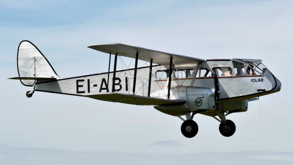 Historic De Havilland Dragon DH84 due in just before 3pm today. See cityairportandheliport.com/iolarflight for details