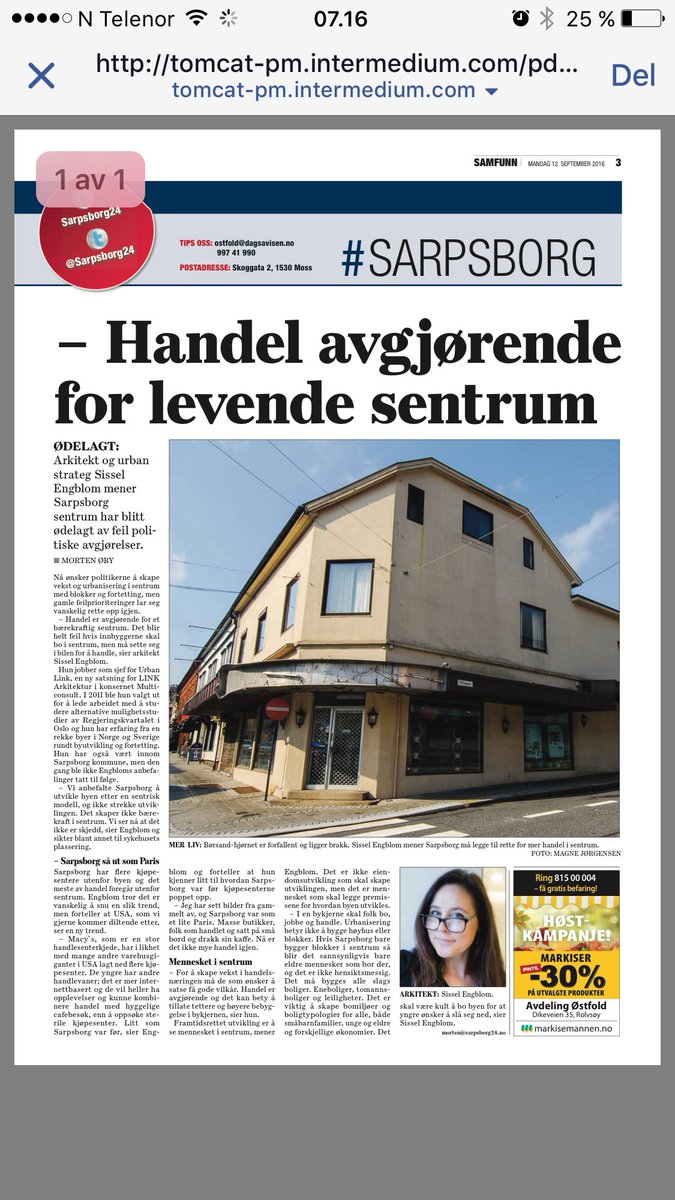 SisselEngblom's tweet photo. #byutvikling #østfold #urbanisme #handel #urbanlink https://t.co/qIKUYDh3R2