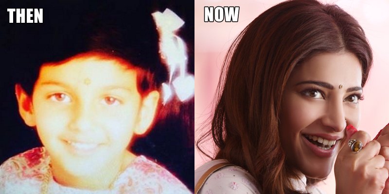tipsofficial's tweet photo. #TransformationTuesday The very cute and gorgeous @shrutihaasan, #ThenAndNow! https://t.co/x10uKQj3tM