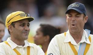 virendersehwag's tweet photo. Hpy Bday @ShaneWarne .Wish he Warned d batsmen in advance whether it will b leg-spin,flipper,googly or sumthing else https://t.co/rria3tlCx3