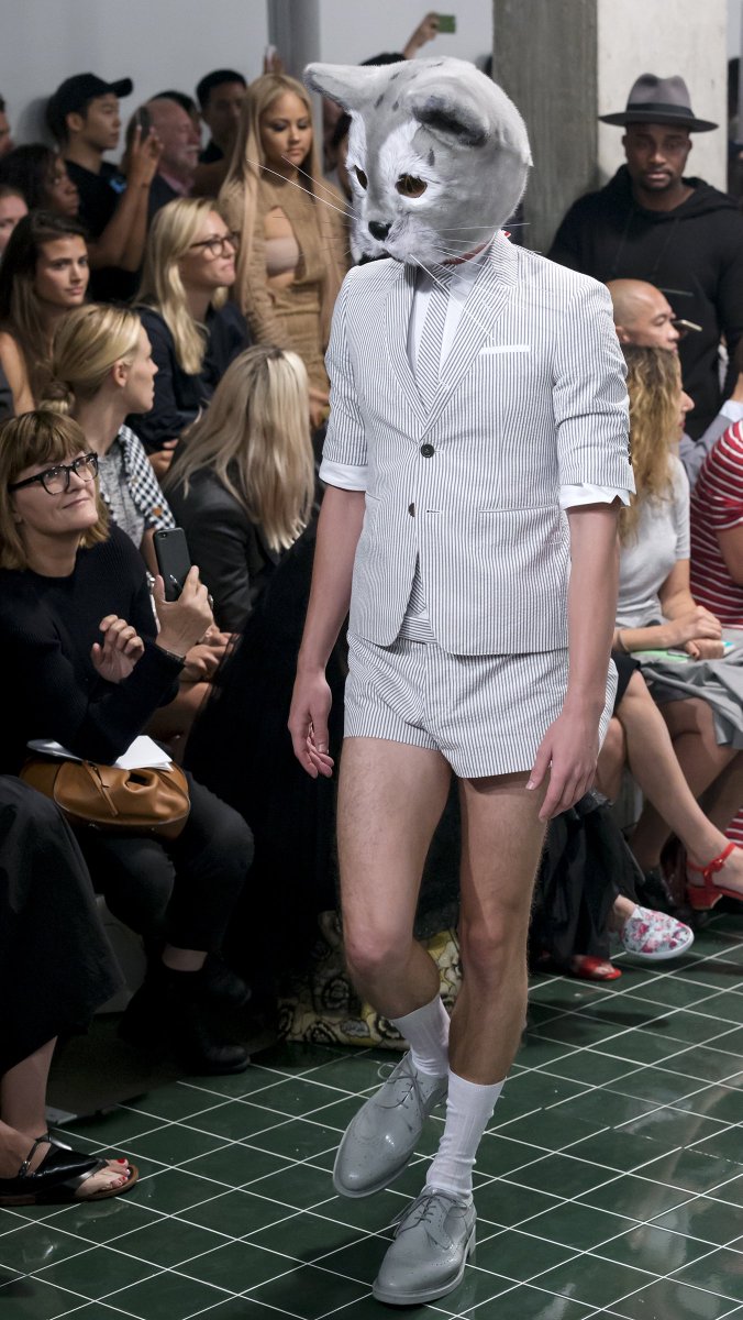 Ovidius2012's tweet photo. A few pics from the creative world of the designer @ThomBrowneNY @nyfw - 2017 Spring Summer Collection https://t.co/smLiA9RzGy
