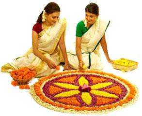 #HappyOnam! 
May your year be bright and vibrant as this pookolam.

#Onam