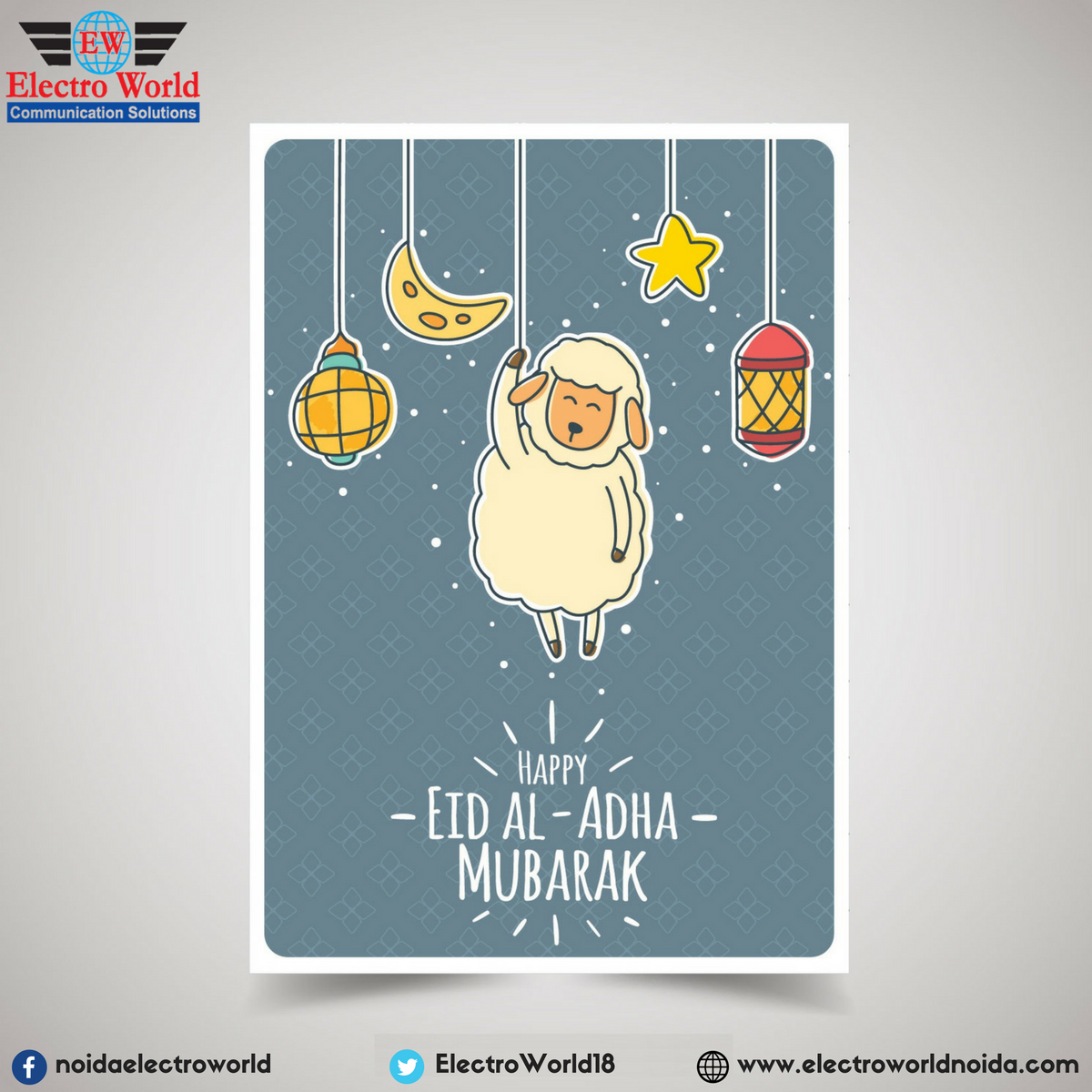 ElectroWorld18's tweet photo. Happy #EidMubarak to all #Muslims around the world, wish you all happiness 🙏🏽❤
#EidUlAdha #eidulazha2016 https://t.co/zISgK4ao6n