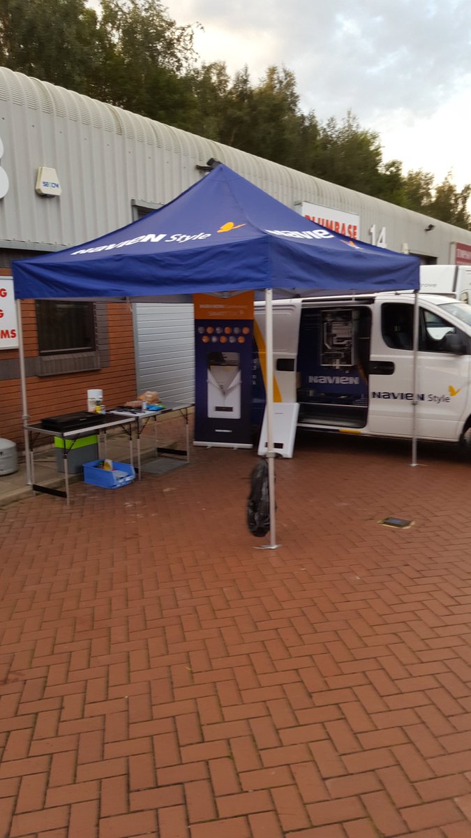 Brettnavienuk's tweet photo. Plumbase bromsgrove today come see the ncb boiler and WiFi controls, grab a sandwich too @plumbaseuk @KDNavienuk https://t.co/TEn0oPvUhi